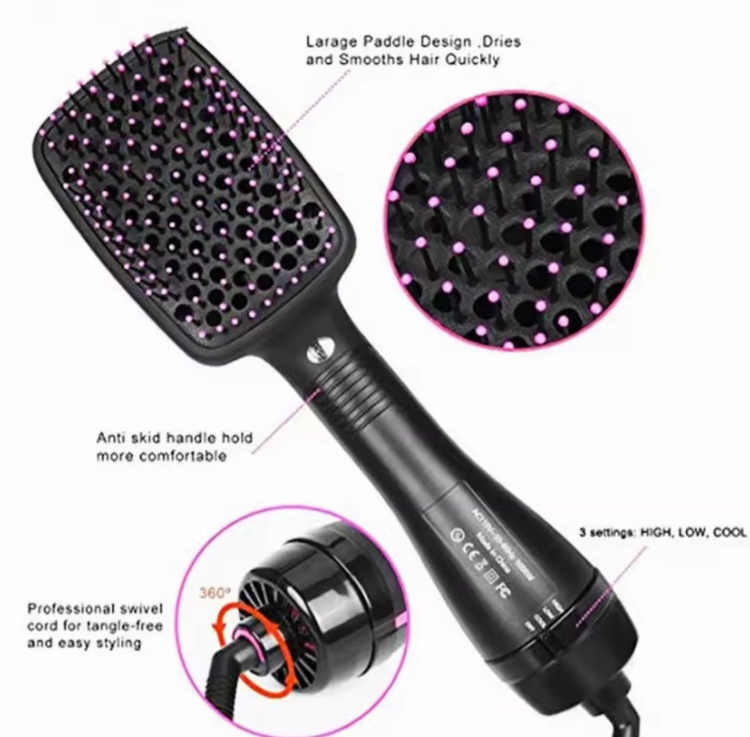 Hair-dryer-brush