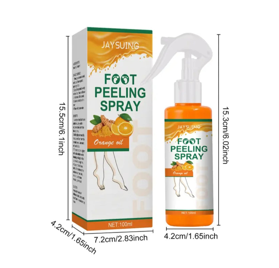 5PCS Foot Care Spray An Exfoliating Spray Suitable For Hands Feet And Elbows Gentle Exfoliation The Ingredients Are Mild And Do Not Harm The Skin Suitable For All Skin Types 100ML/PC