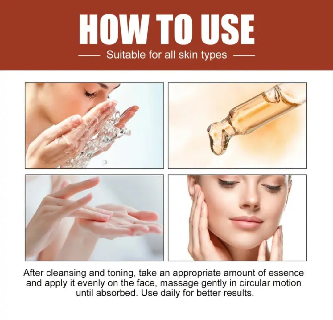 4pcs, Facial Essence Serums