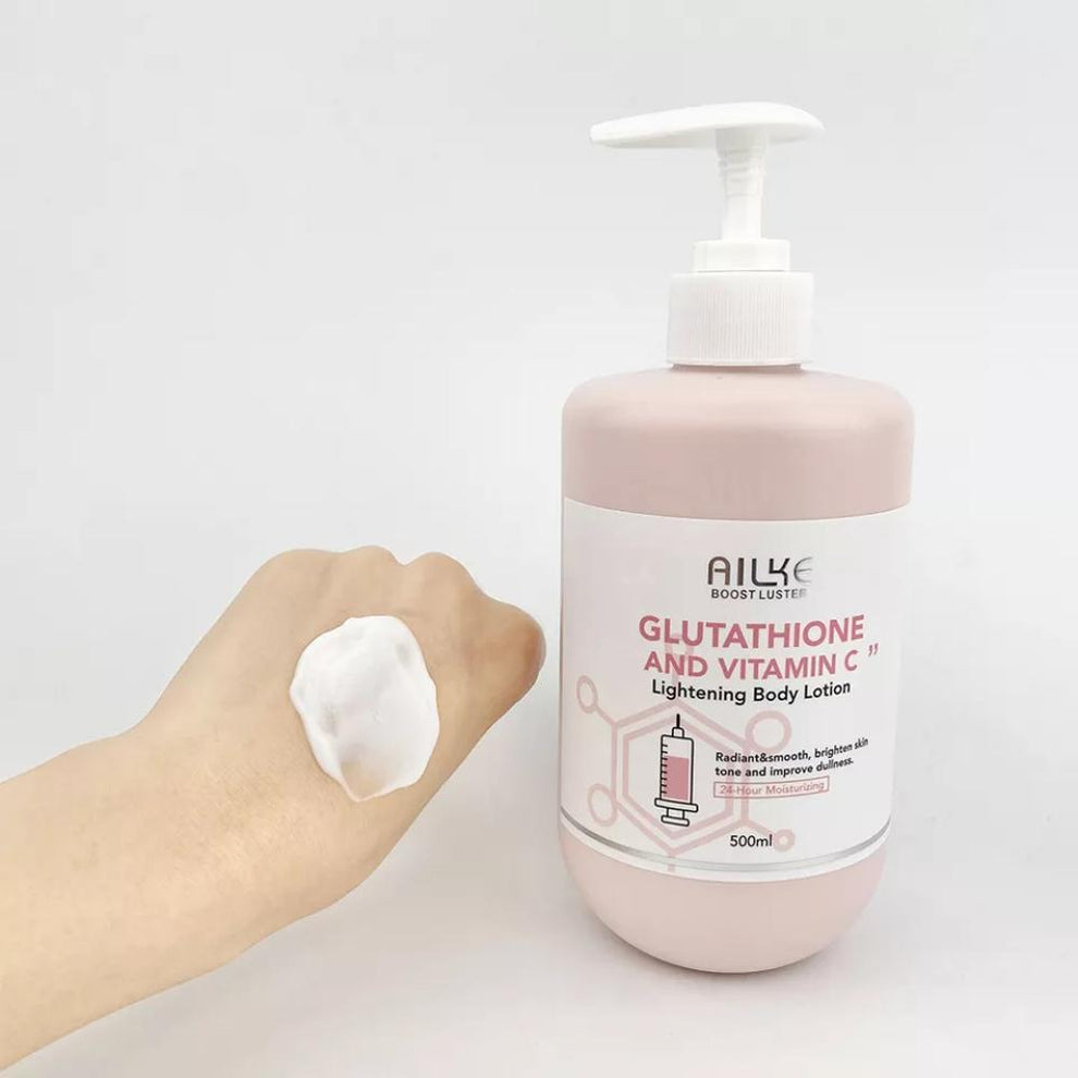Moisturizing and Whitening Body Lotion with Glutathione