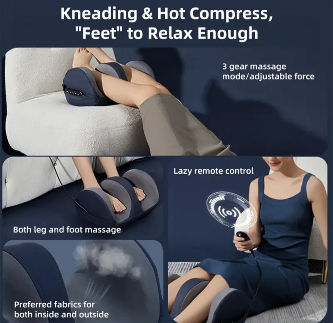 Foot Massager - 3 Intensity Levels for Foot and Leg Relief, Reduces Fatigue