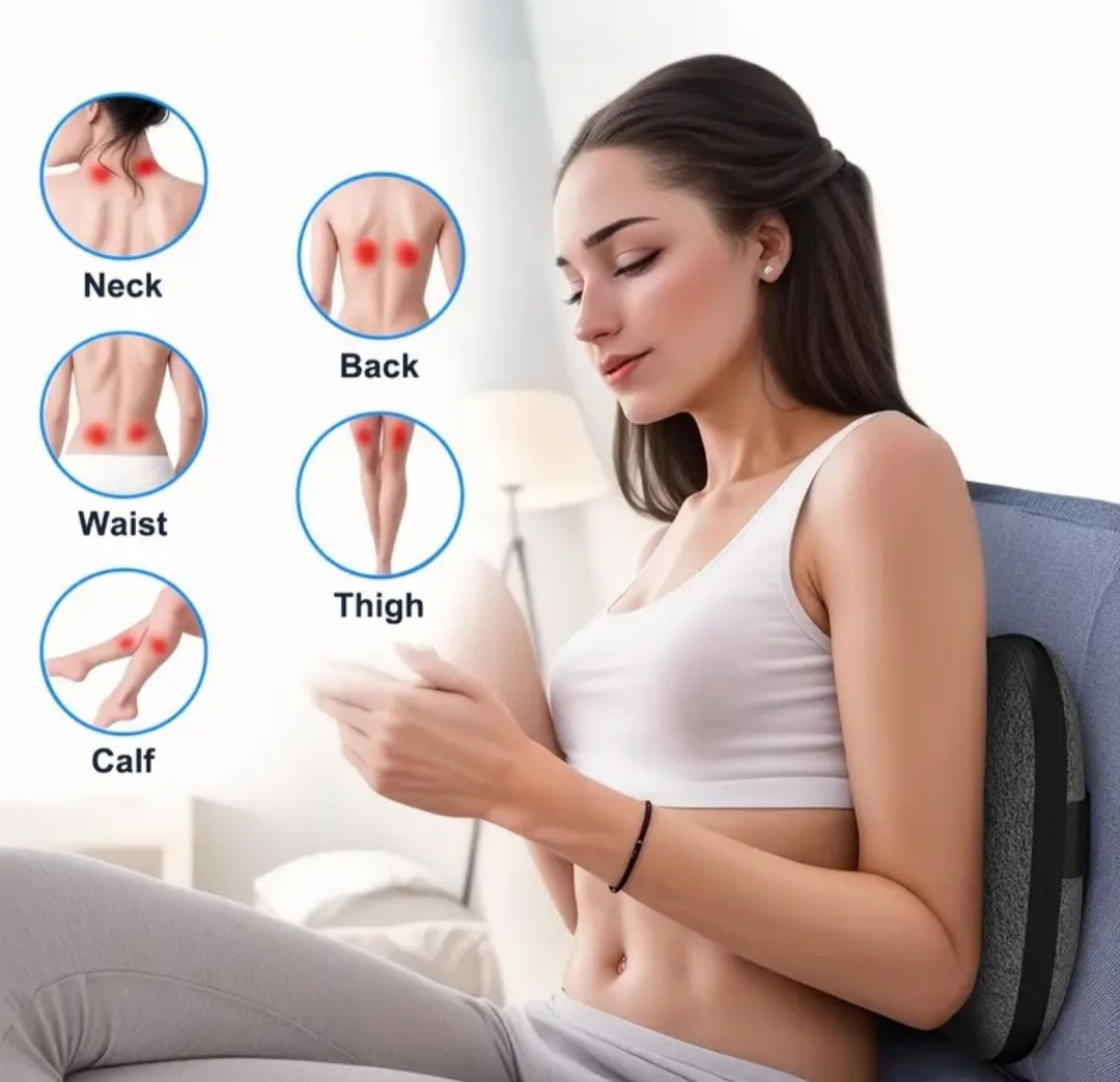 Shiatsu Neck & Back Massager with Heat Pillow