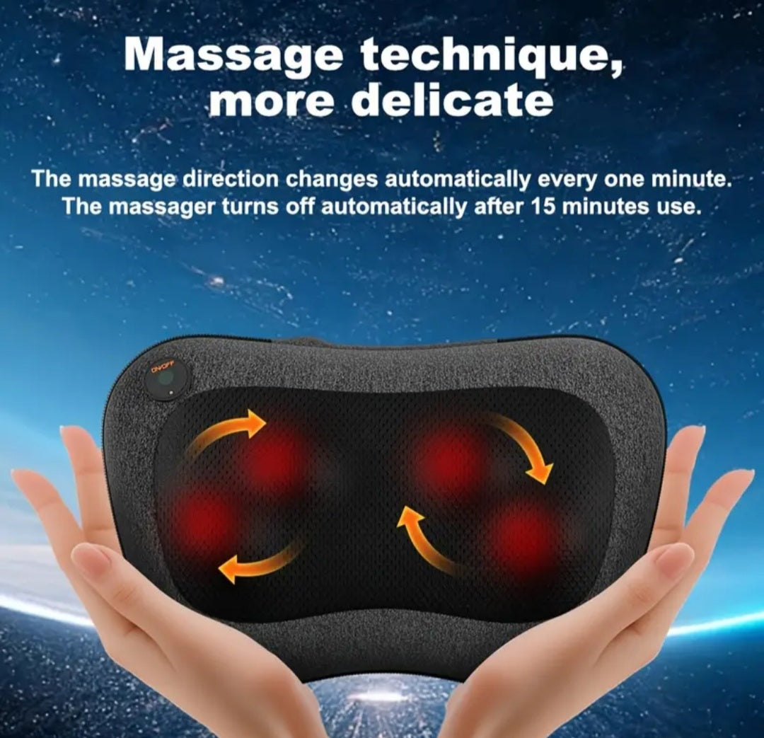 Shiatsu Neck & Back Massager with Heat Pillow