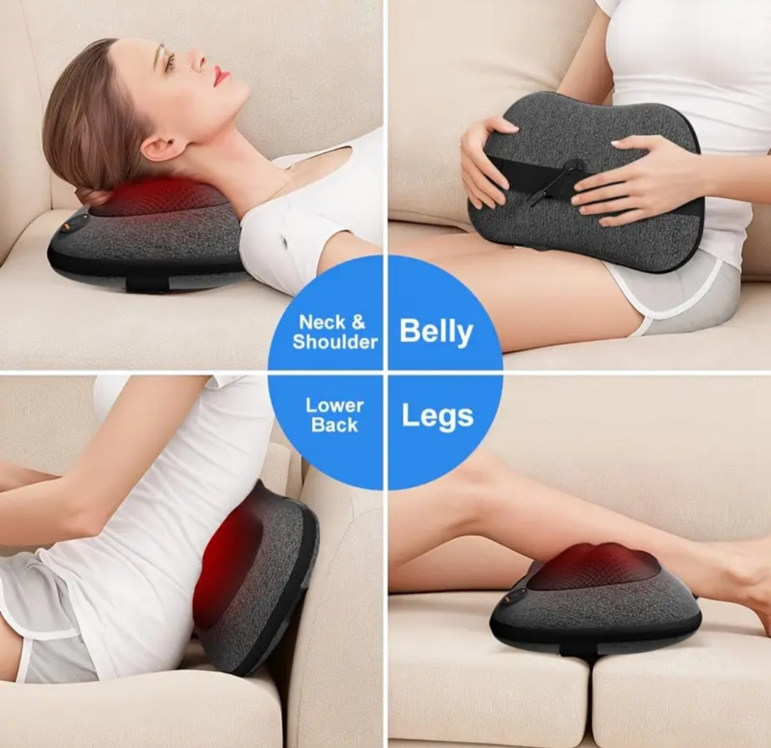 Shiatsu Neck & Back Massager with Heat Pillow