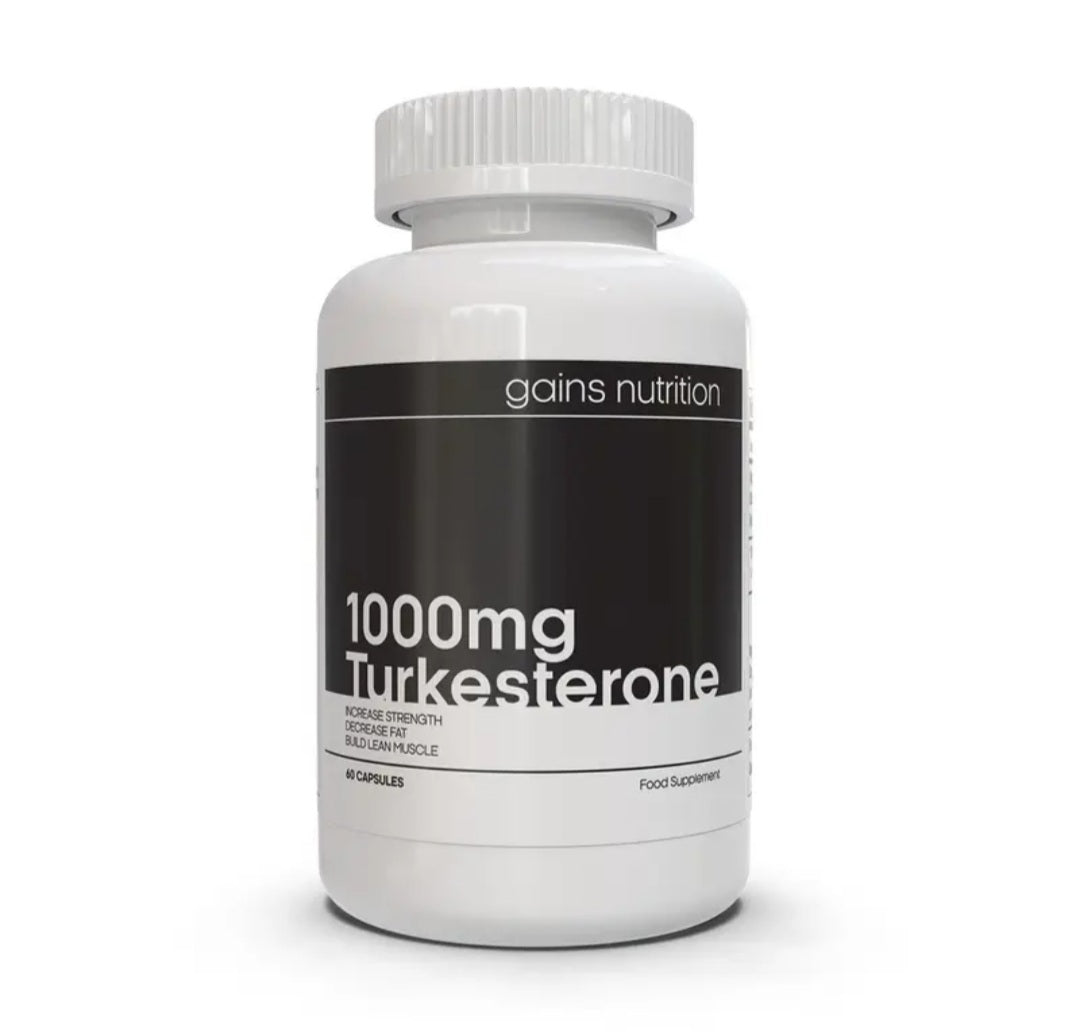Turkesterone Capsules | Value Pack | 2 Months Supply | High Strength 1000mg | Anabolic Testosterone Supplement with Hydroxypropyl-β-Cyclodextrin | Ajuga Turkestanica Extract | | Promotes Strength & Muscle Growth - 60 Capsules