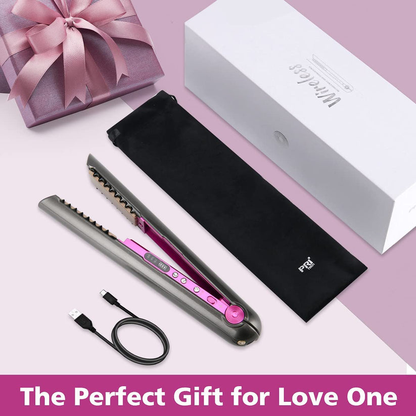 Cordless Hair Straightener with Advanced Ceramic Coating
