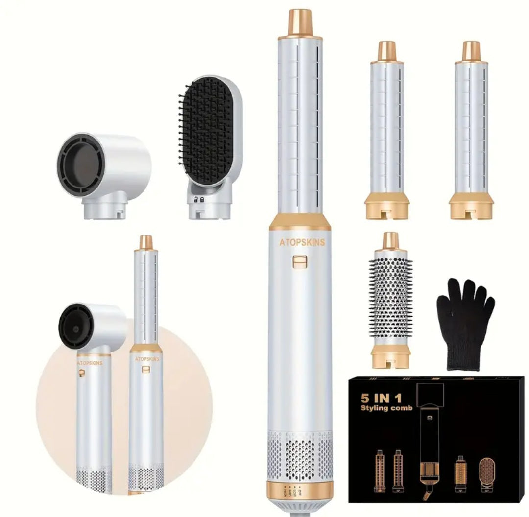 Hair-dryer-straightener 