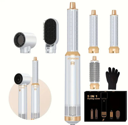 Hair-dryer-straightener 