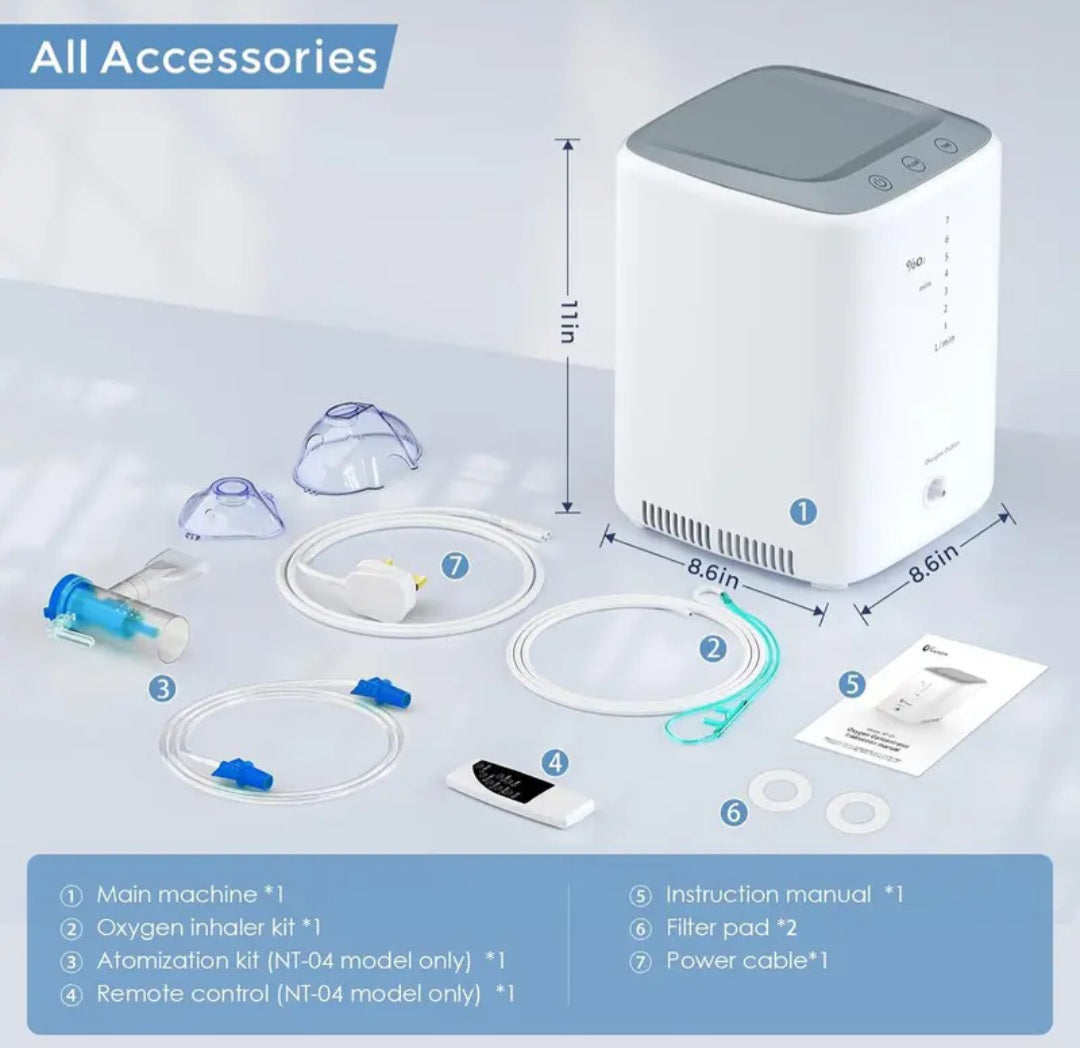 Oxygen machine for home use/stylish oxygen concentrator with touch button/Oxygen and nebulizing 2 in 1