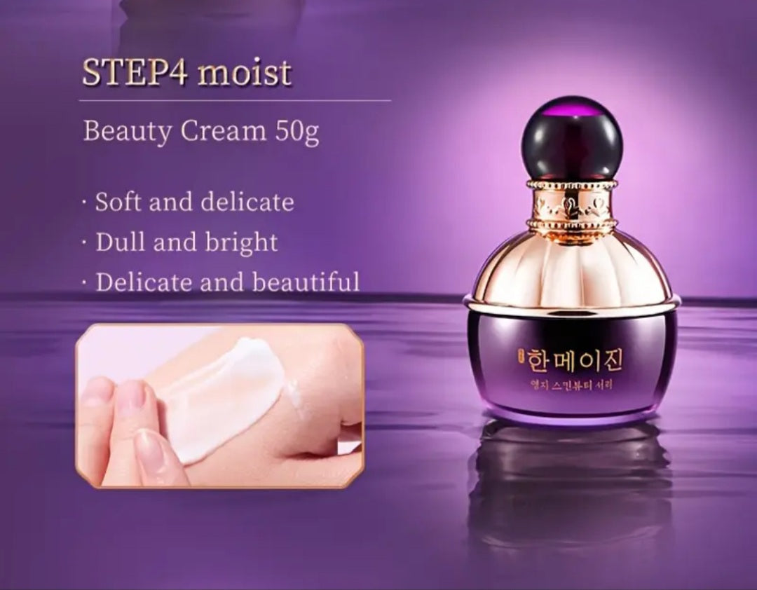 6pcs Hanmj Skin Purple Ganoderma Lucidum Moisturizing Beauty Set Box