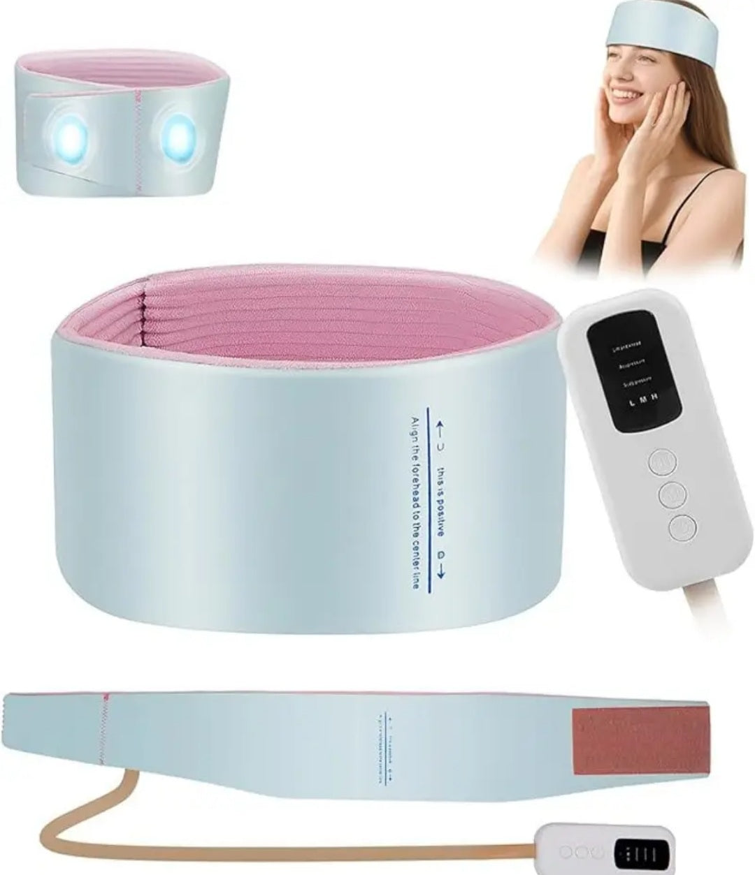 1 360 ° airbag kneading cycle deep electric head massager -3 modes, 3 levels of intensity, head care products