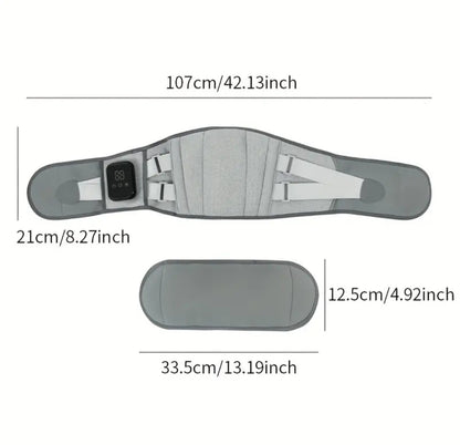 Heated Waist Massage Belt – USB Rechargeable