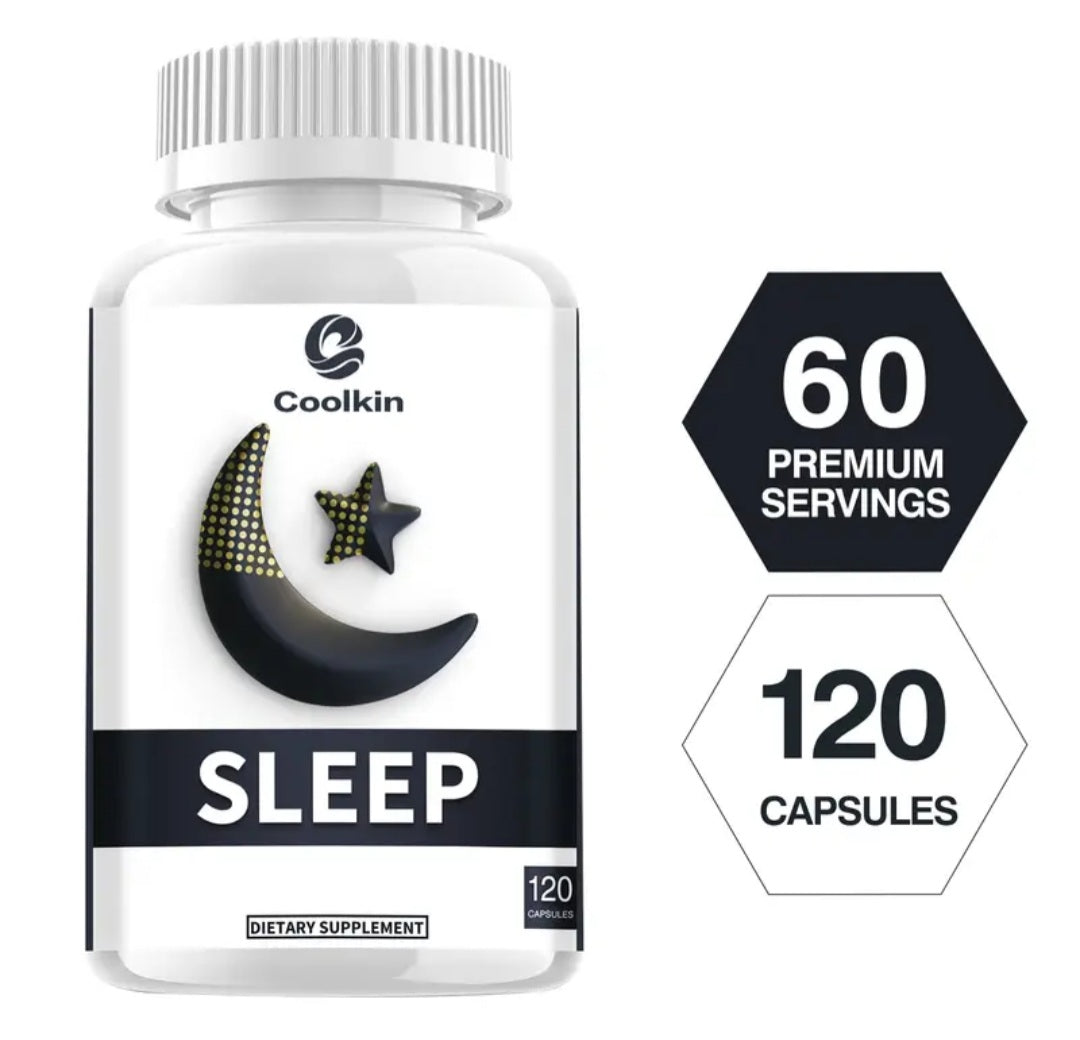 Sleep - with Melatonin, Valerian, Chamomile, To Help You Fall Asleep Faster, Support Healthy Sleep, Premium Formula - 120pcs